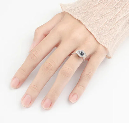 Blue Eye Spinner Ring