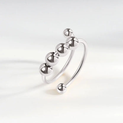 Women's Elegant Stress Relief Bead Ring