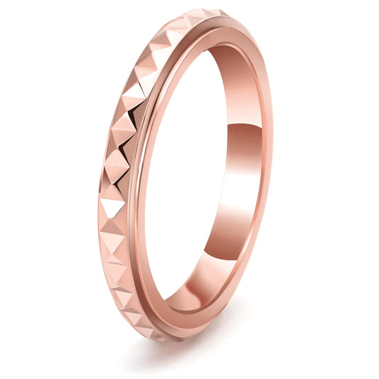 Luxe Titanium Spinner Ring for Stress Relief